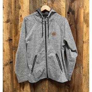Alaska 59 Zip Up Hoodie Men Large Heather Gray Outdoor Performance Jacket